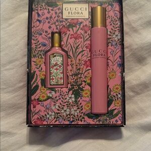 Gucci Flora Gorgeous Gardenia Set - Pink and Gold